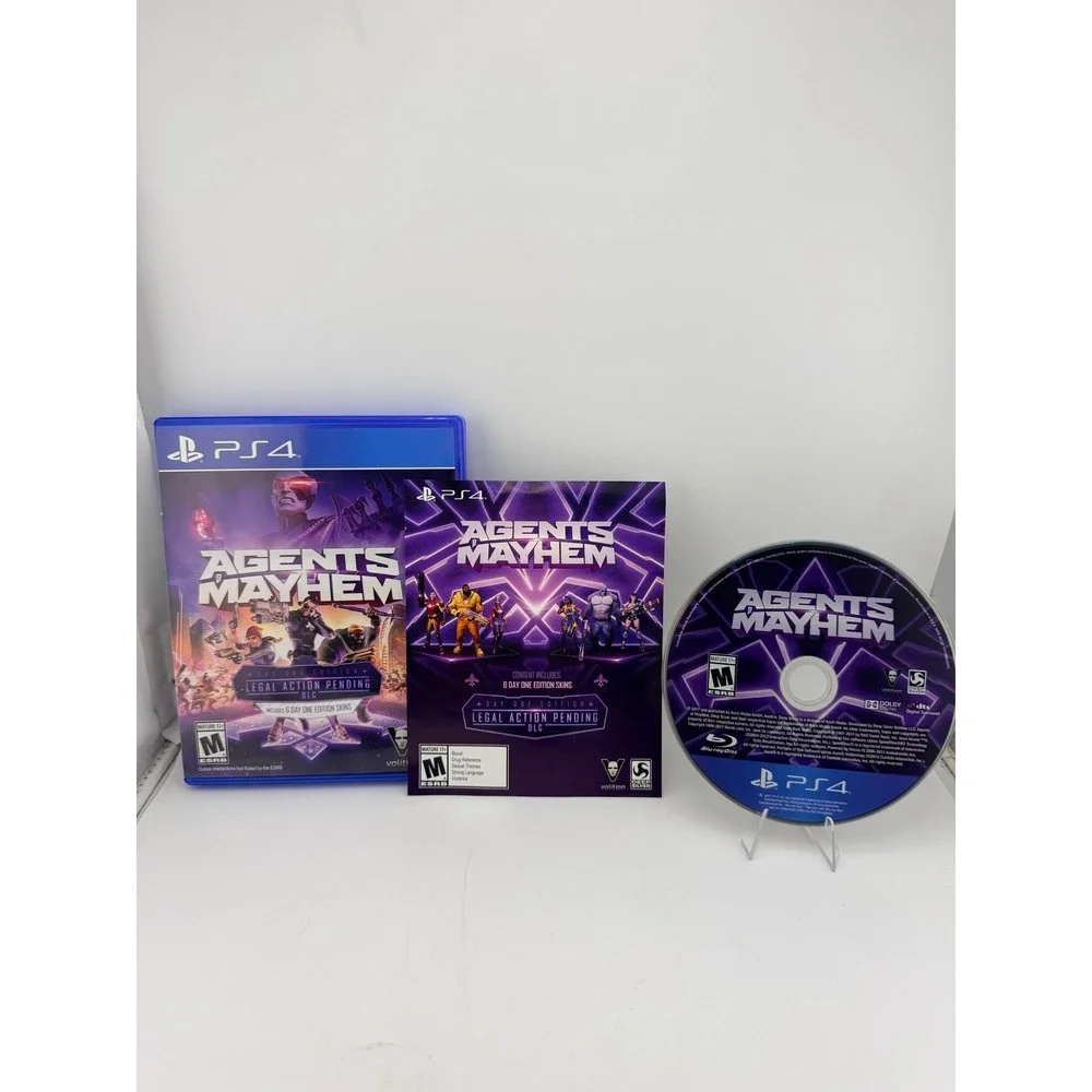 Agents of Mayhem Day One Edition Sony PlayStation 4 PS4 Action  2017 Deep Silver